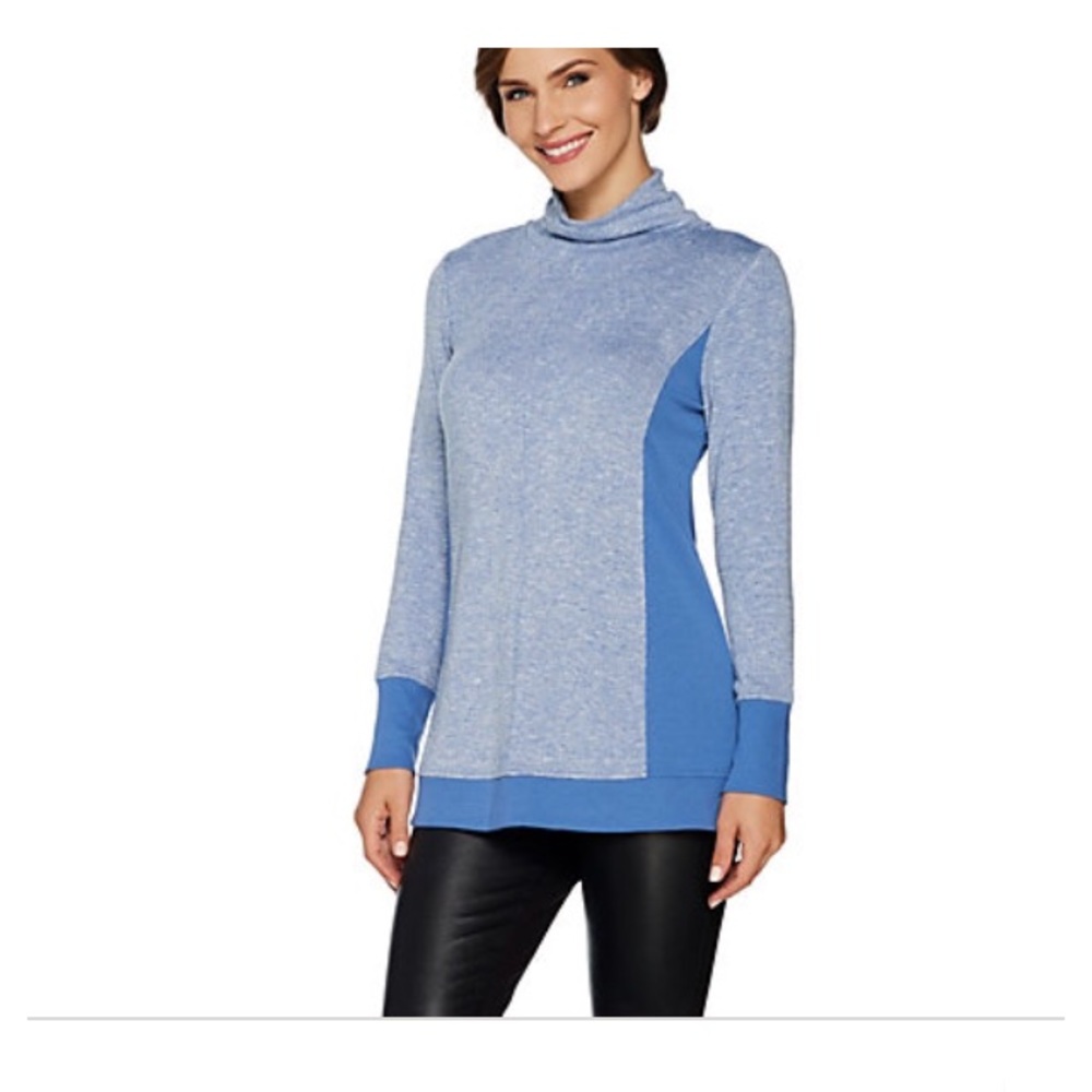 H by Halston sweater funnel neck 6-8